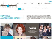 Tablet Screenshot of latelierdescoachs.fr